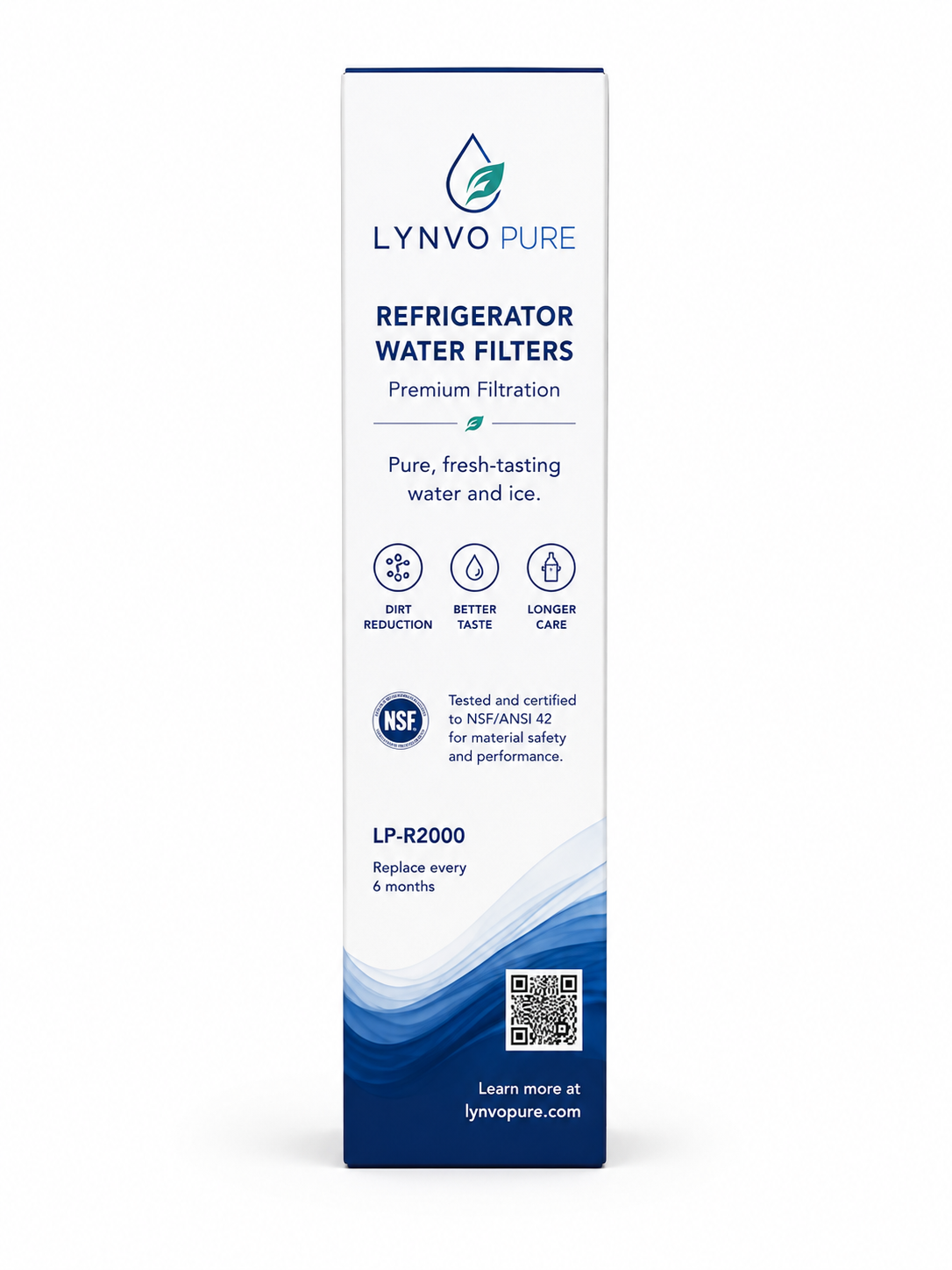 LYNVO PURE LP-R2000 Refrigerator Filter — side view